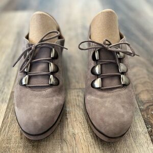 Naturalizer Liam Gray Suede Comfortable Oxfords